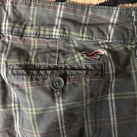 Y2K Vintage Hollister Super Low-Rise Plaid Shorts - Picture 4 of 5